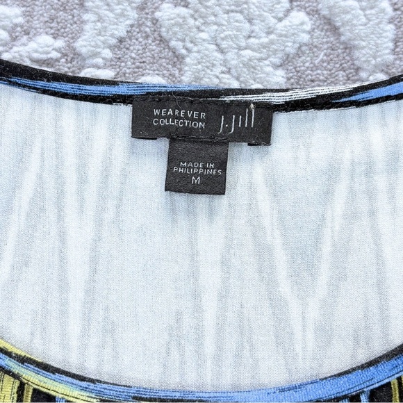 J. Jill Wearever Collection Ikat Print Midi Dress - Picture 10 of 13